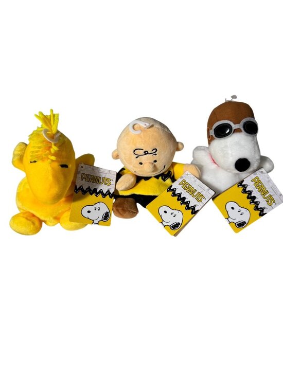 Aurora Other - Aurora 5" Peanuts Palm Pal Plush Set Bundle Charlie Brown Woodstock Snoopy 2025